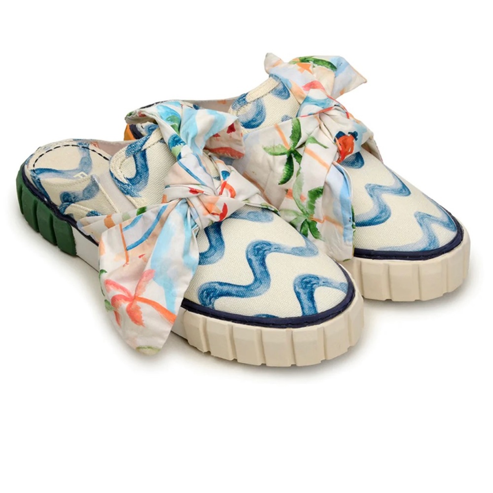 Farm Rio Sneaker mule with bows